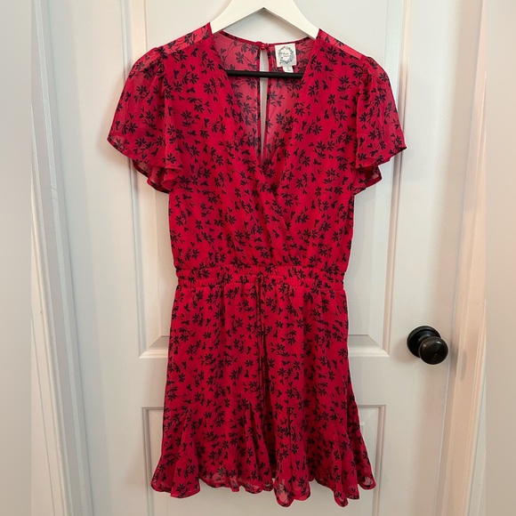 Blue Rain Dresses & Skirts - ADORABLE Bright Pink and Navy Dress Size Small